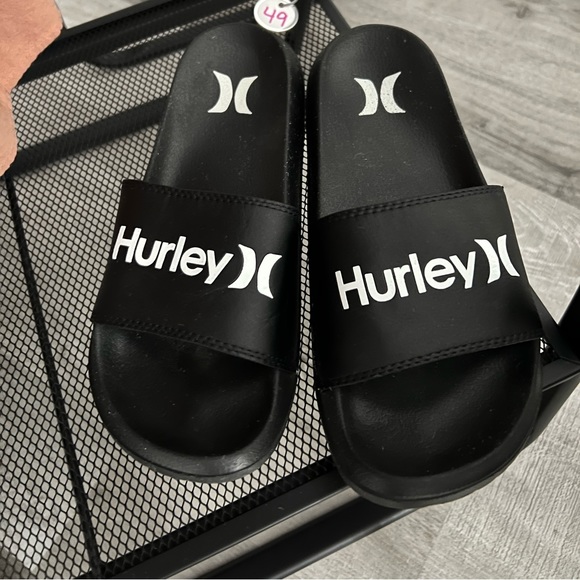 Hurley Other - Hurley Black Men Slip On Sandals